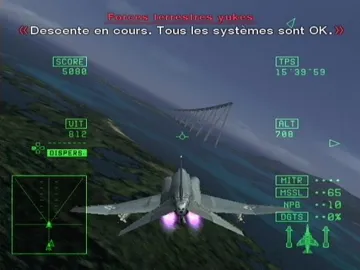 Ace Combat 5 - The Unsung War screen shot game playing